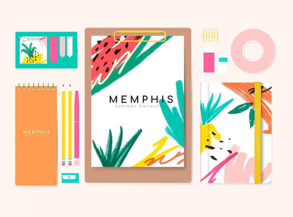 Memphis Design | The Latest Trends in Branded Stationery [2019]